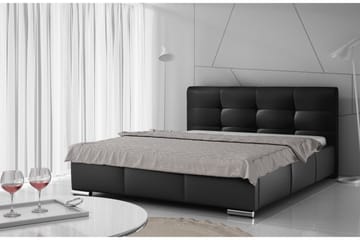 Strandrud Säng 140x200  Svart - Svart - Möbler - Säng - Sängram & sängstomme