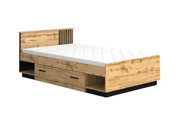 Strathy Sängram 120x200 cm - Svart - Möbler - Säng - Sängram & sängstomme