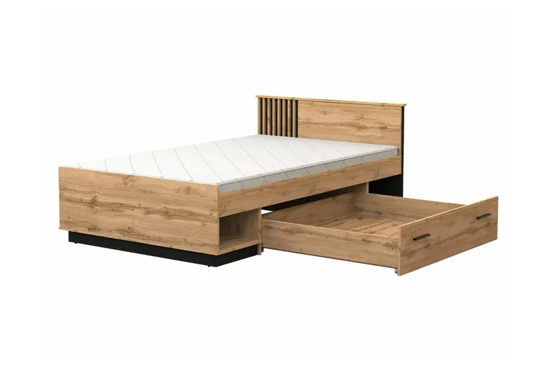 Strathy Sängram 120x200 cm - Svart - Möbler - Säng - Sängram & sängstomme