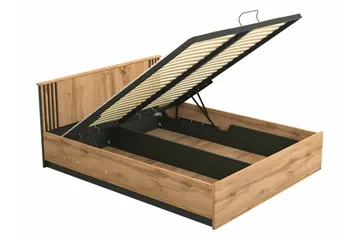 Strathy Sängram 160x200 cm - Svart - Möbler - Säng - Sängram & sängstomme