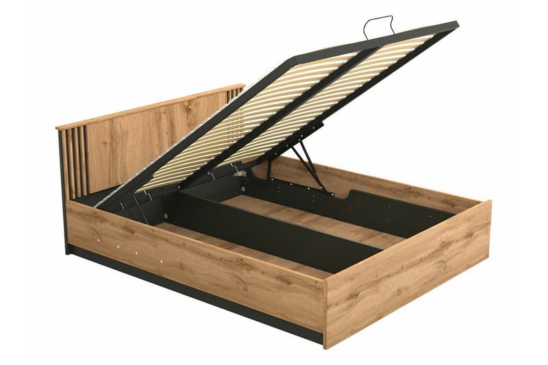 Strathy Sängram 160x200 cm - Svart - Möbler - Säng - Sängram & sängstomme