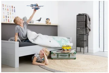 Tenney Sängram 90x200 - Ljusgrå Tall - Möbler - Säng - Sängram & sängstomme