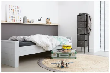 Tenney Sängram 90x200 - Ljusgrå Tall - Möbler - Säng - Sängram & sängstomme