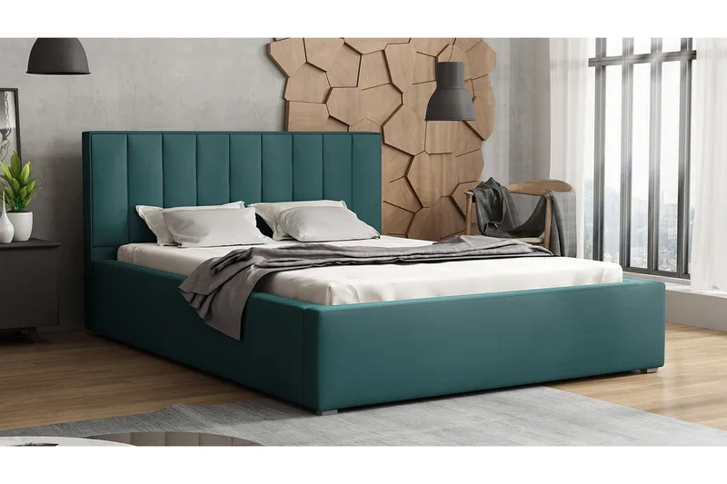 Valasco Säng 200x200 cm - Grön - Möbler - Säng - Sängram & sängstomme