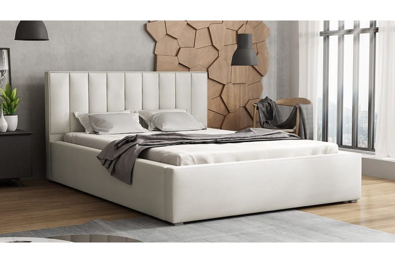 Valasco Sängram 120x200 cm - Vit - Möbler - Säng - Sängram & sängstomme
