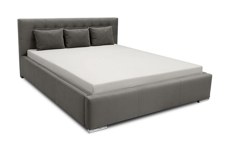 Vento Sängram med Förvaring 140x200 - Vit - Möbler - Säng - Sängram & sängstomme