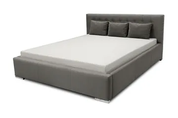 Vento Sängram med Förvaring 180x200 - Grå - Möbler - Säng - Sängram & sängstomme