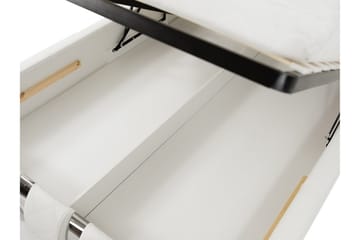 Veslbu Sängram 140x200  Vit - Vit - Möbler - Säng - Sängram & sängstomme