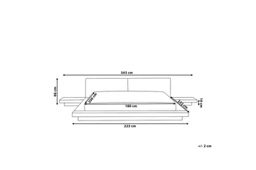 Zen Dubbelsäng 180 | 200 cm - Trä/Natur - Möbler - Säng - Sängram & sängstomme