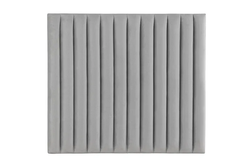 Rakel Sänggavel 140cm, Ljusgrå/Sammet