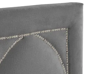 Leva Sänggavel 160cm - Mörkgrå/Sammet - Möbler - Säng - Sängtillbehör & sänggavel - Sänggavel