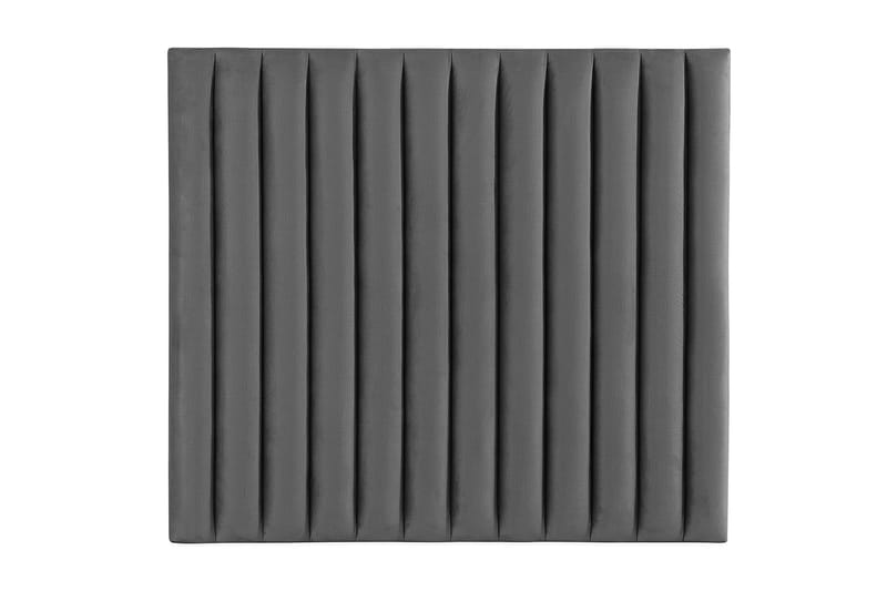 Rakel Sänggavel 120cm, Mörkgrå/Sammet