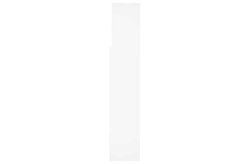 beBasic Sänggavel med förvaring vit 160x19x103,5 cm - White - Sänggavel