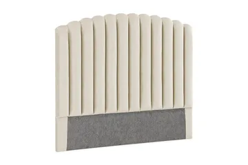 Davia Sänggavel Sammet 140 cm - Beige / Ljus - Möbler - Säng - Sängtillbehör & sänggavel - Sänggavel