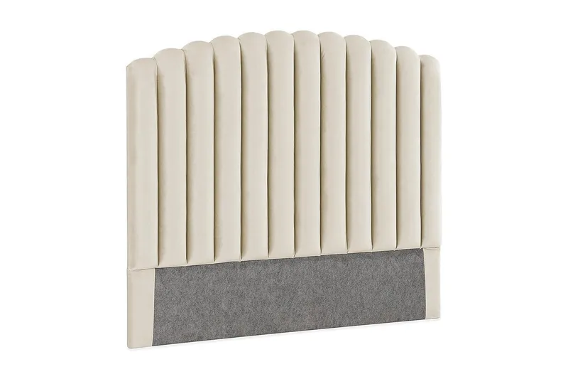 Davia Sänggavel Sammet 140 cm - Beige / Ljus - Möbler - Säng - Sängtillbehör & sänggavel - Sänggavel