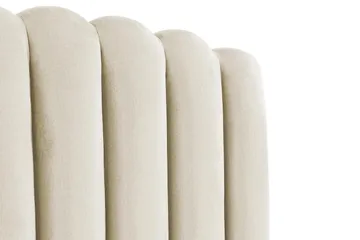 Davia Sänggavel Sammet 140 cm - Beige / Ljus - Möbler - Säng - Sängtillbehör & sänggavel - Sänggavel