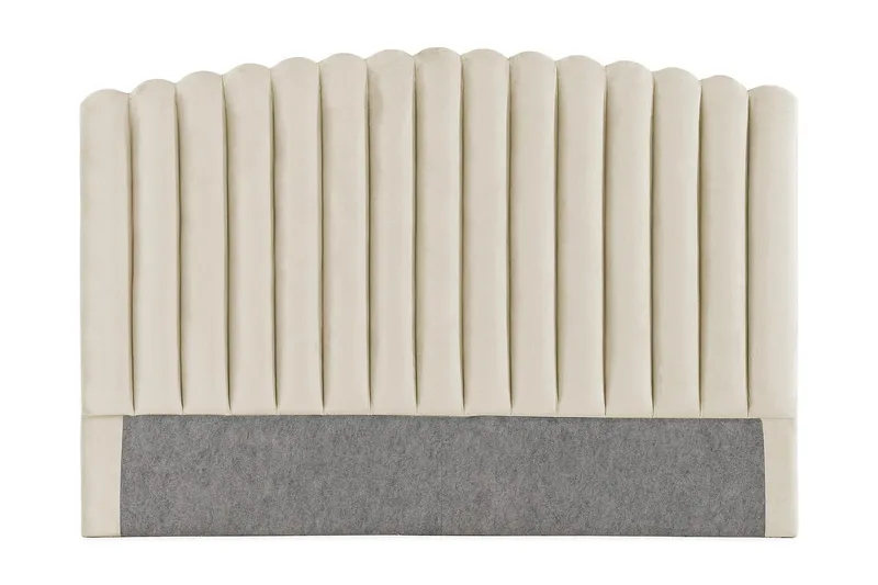 Davia Sänggavel Sammet 160 cm, Beige