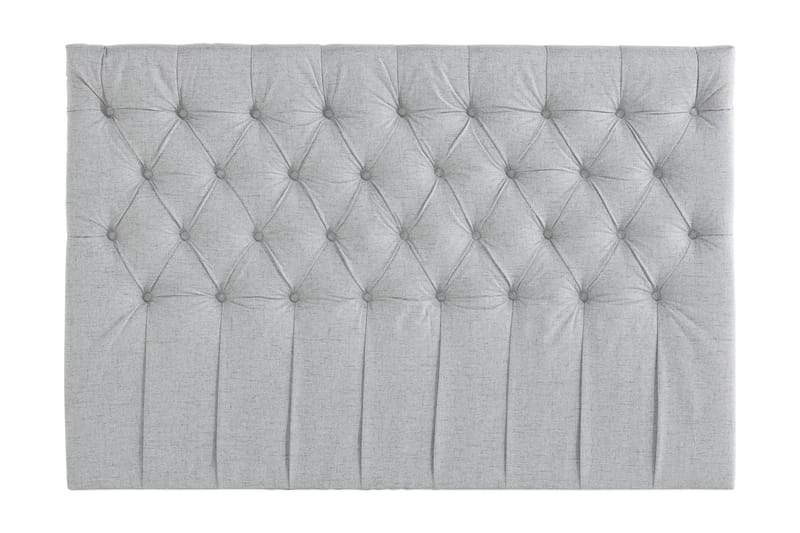 Kinnabädden SAFIR Chesterfield 1 ljusgrå - Sänggavel