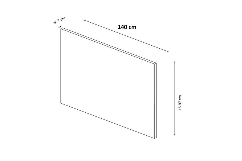 Lamal Sänggavel 140 cm - Beige - Möbler - Säng - Sängtillbehör & sänggavel - Sänggavel
