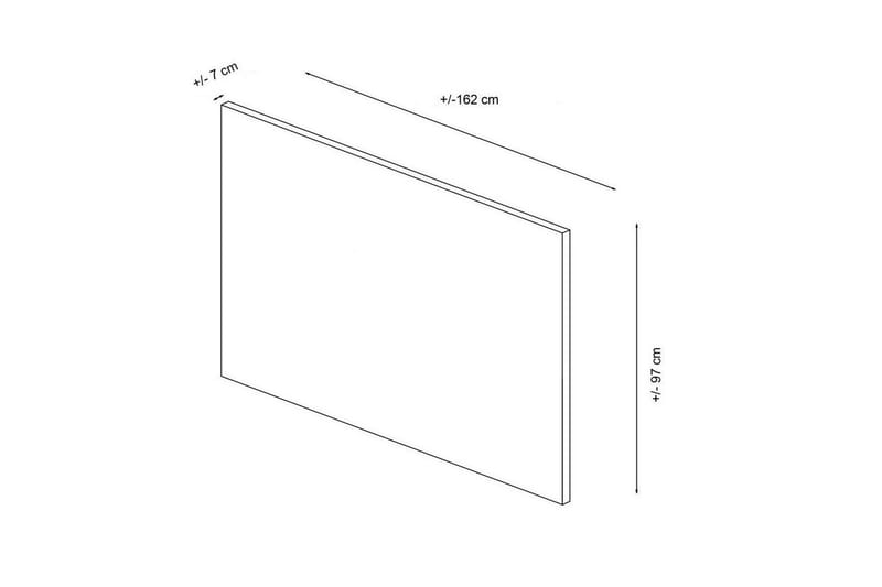 Lamal Sänggavel 162 cm - Beige - Möbler - Säng - Sängtillbehör & sänggavel - Sänggavel