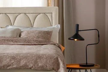 Leva Sänggavel 120cm - Beige/Sammet - Möbler - Säng - Sängtillbehör & sänggavel - Sänggavel