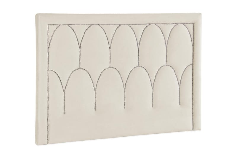 Leva Sänggavel 160cm - Beige/Sammet - Möbler - Säng - Sängtillbehör & sänggavel - Sänggavel