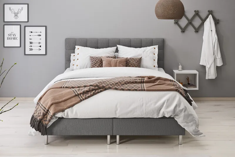 Montana Sänggavel 120 cm - Ljusgrå - Möbler - Säng - Sängtillbehör & sänggavel - Sänggavel