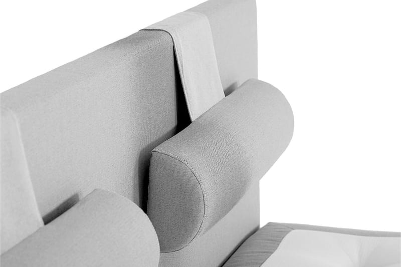 Stor Nackkudde Olivia 2-pack - Mellangrå - Möbler - Säng - Sängtillbehör & sänggavel - Nackkudde till säng