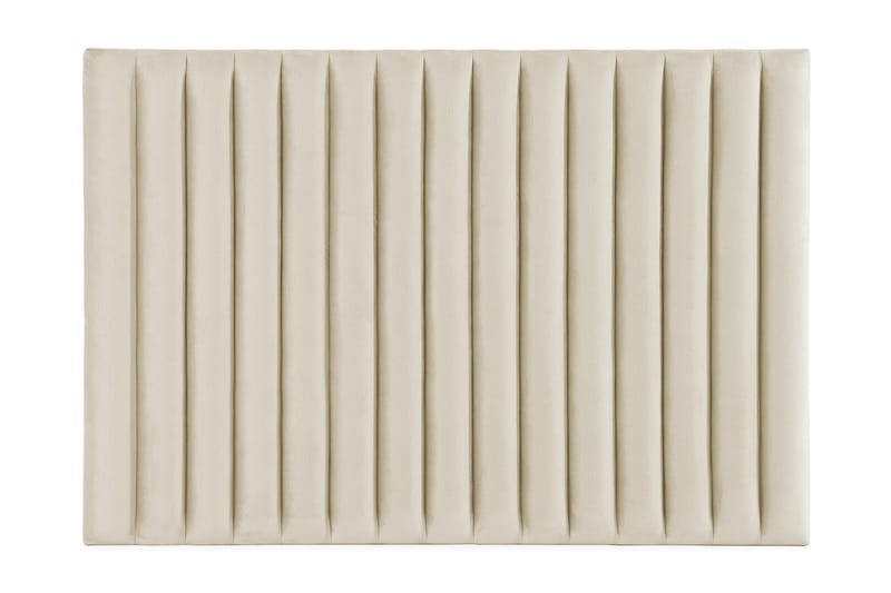 Rakel Sänggavel 160cm, Beige/Sammet