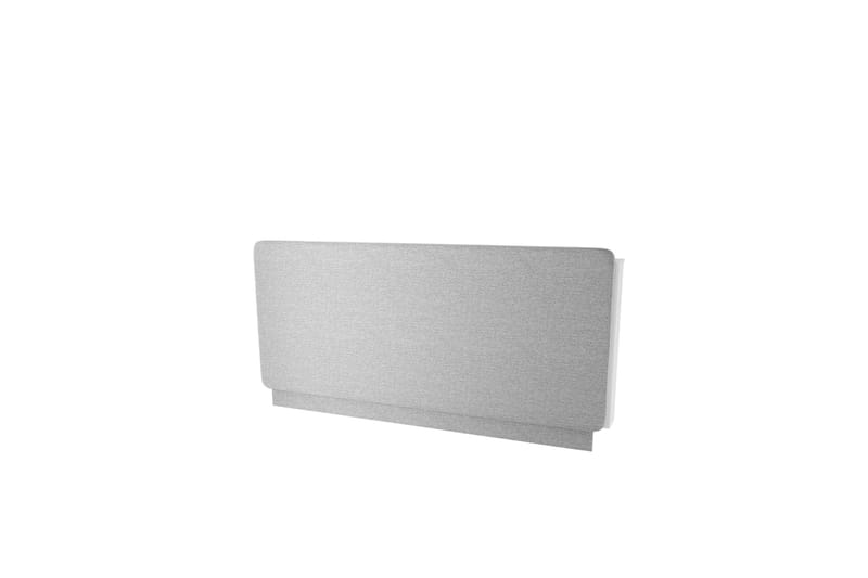 Rauk Sänggavel 150 cm, Grå/Vit