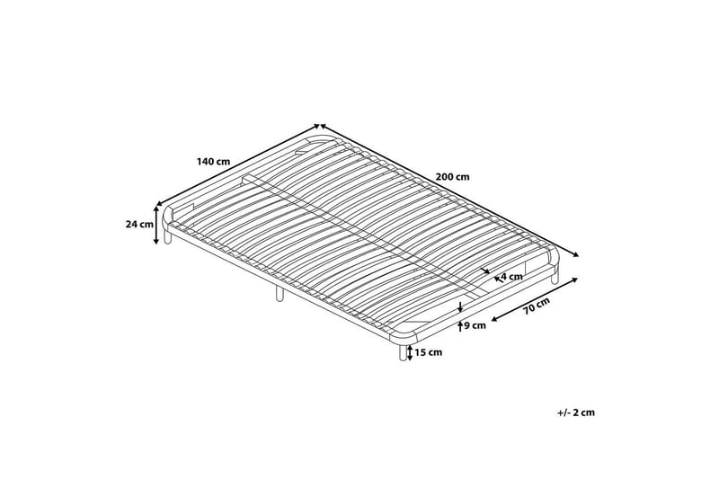 Basic Ribbotten 140 200 cm - Svart - Möbler - Säng - Sängtillbehör & sänggavel - Ribbotten