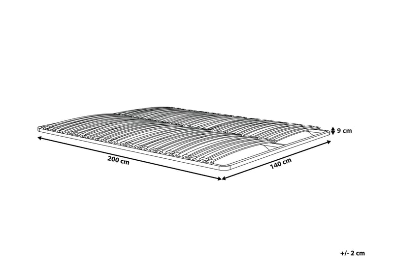 Beronic Ribbotten 140x200 cm - Svart - Möbler - Säng - Sängtillbehör & sänggavel - Ribbotten