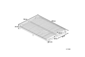 Ribbotten Basic 140|200 cm - Svart - Möbler - Säng - Sängtillbehör & sänggavel - Ribbotten