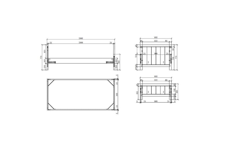 Säng med låda Erik - Möbler - Säng - Sängtillbehör & sänggavel - Sängförvaring