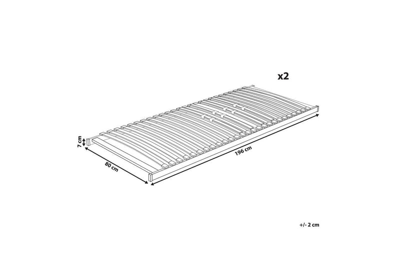 Sängbotten med spjälor Vouziers - 160x200 cm - Möbler - Säng - Sängtillbehör & sänggavel - Ribbotten