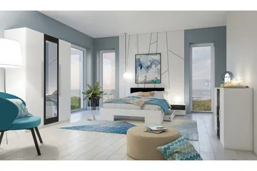 Hellebak Sänglåda 69x116 cm - Vit - M öbler - Säng - Sängtillbehör & sänggavel - Sängförvaring