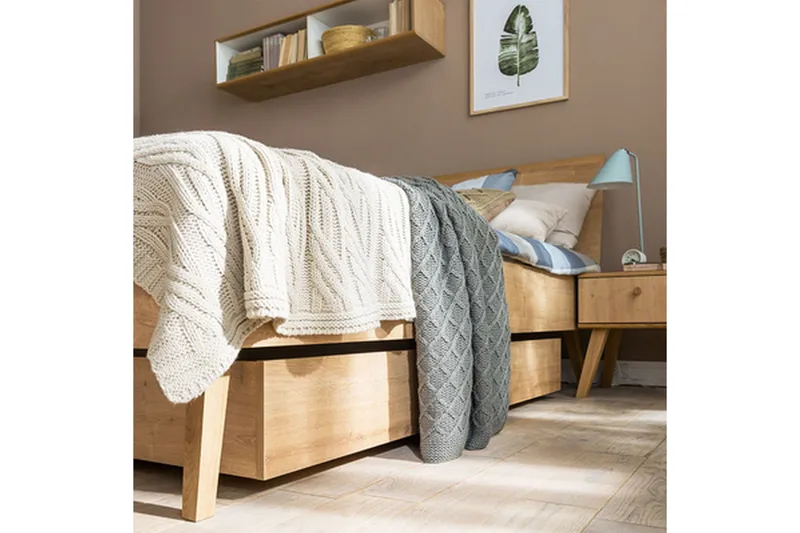 Nature Sänglåda Natur/Vit - VOX - Möbler - Säng - Sängtillbehör & sänggavel - Sängförvaring