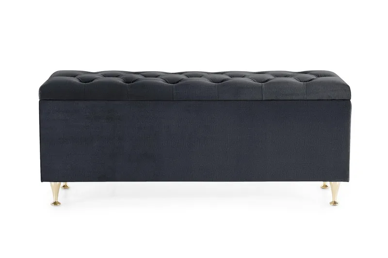 Royal Velvet Sängkista - Svart - Möbler - Säng - Sängtillbehör & sänggavel - Sängförvaring