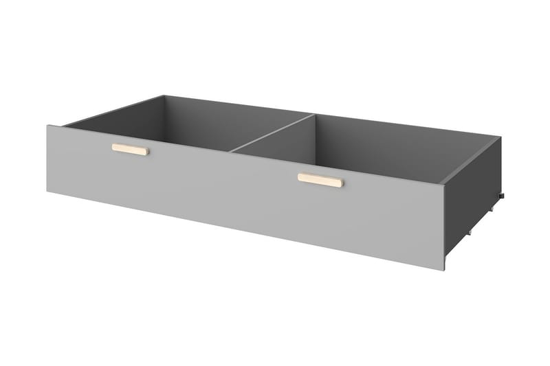 Sänglåda Pok 200x83x32 cm - Svart/Grå - Möbler - Säng - Sängtillbehör & sänggavel - Sängförvaring