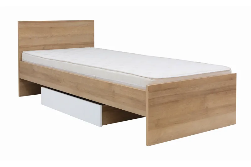 Tarka Sänglåda, Trä/Natur/Vit