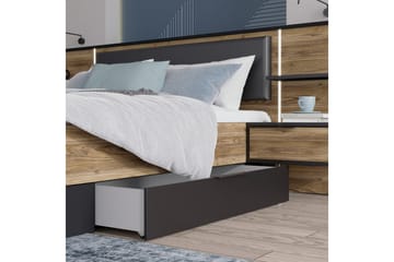 Vergina Sänglådor 2-pack - Svart/Grå - Möbler - Säng - Sängtillbehör & sänggavel - Sängförvaring