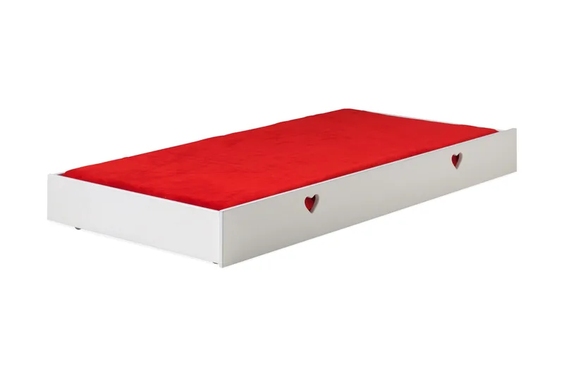 Yolonda Sänglåda/Förvaring Hjärtan, Vit