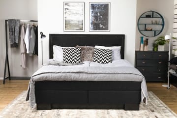 Amiral Sänggavel Rak 165 cm - Svart - Möbler - S äng - Sängtillbehör & sänggavel - Sänggavel