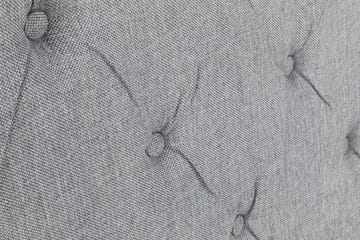 Amiral Sänggavel Toppad 185 cm - Grå - Möbler - Säng - Sängtillbehör & sänggavel - Sänggavel