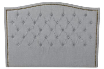 Amiral Sänggavel Toppad 185 cm - Grå - Möbler - Säng - Sängtillbehör & sänggavel - Sänggavel