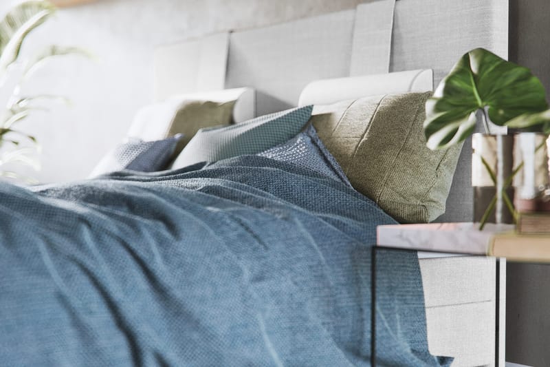 Sänggavel Basic Home Dream Lyx Sänggavel 160 cm Grå 160 cm - Möbler - Säng - Sängtillbehör & sänggavel - Sänggavel