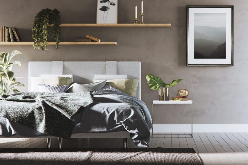 Sänggavel Basic Home Dream Lyx Sänggavel 160 cm Grå 160 cm - Möbler - Säng - Sängtillbehör & sänggavel - Sänggavel