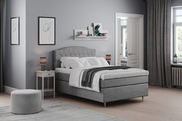 Belda Sänggavel 140 cm Svängd - Grå - Möbler - Säng - Sängtillbehör & sänggavel - Sänggavel