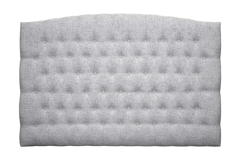 Belda Sänggavel 180 cm Svängd, Ljusgrå