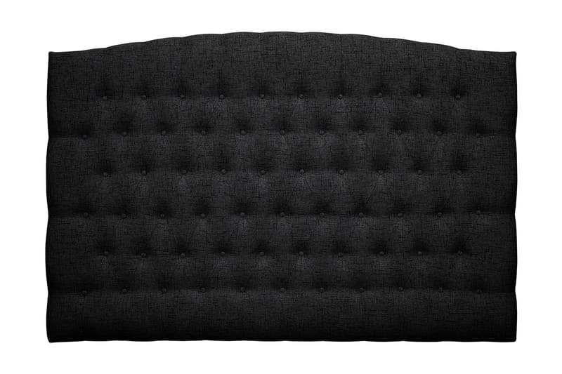 Belda Sänggavel 180 cm Svängd - Svart - Möbler - Säng - Sängtillbehör & sänggavel - Sänggavel